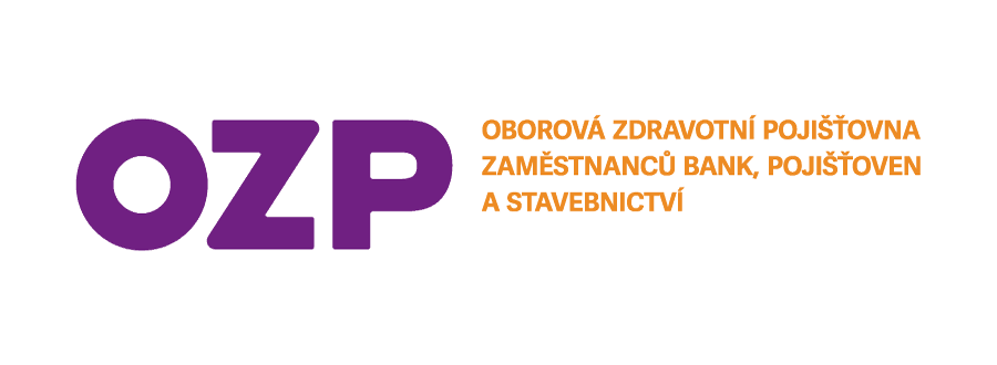 Logo oborové zdravotní pojišťovny zaměstanců bank, pojišťoven a stavebnictví